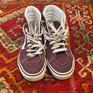 Purple High Top Old Skool Vans